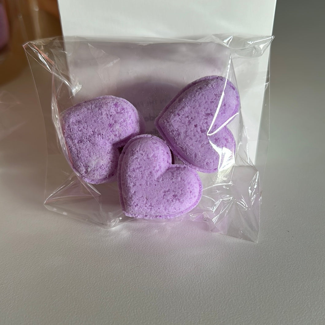 Lavender Trio Mini Neon Heart